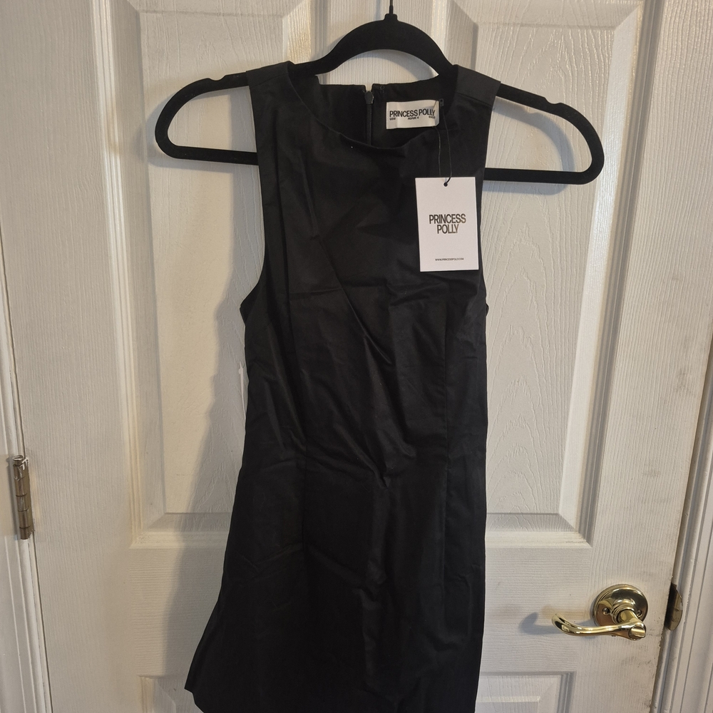Princess Polly Black Sleeveless Dress